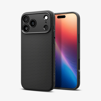 Spigen Case iPhone 17 Pro - Liquid Air - Black
