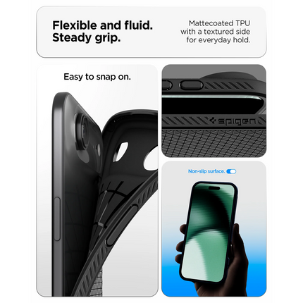 Spigen Case iPhone Air - Liquid Air - Black