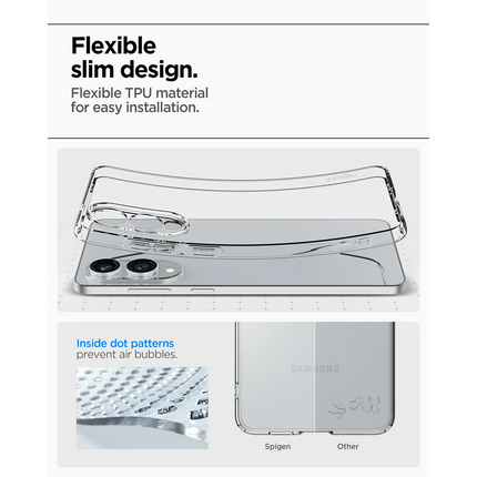 Spigen Case Samsung Galaxy S25 Edge - Liquid Crystal - Clear