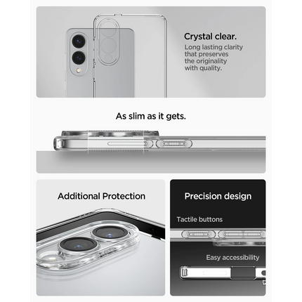 Spigen Case Samsung Galaxy S25 Edge - Liquid Crystal - Clear