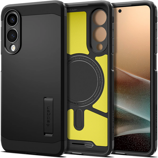Spigen Case Samsung Galaxy S25 Edge - Tough Armor MagFit - Black