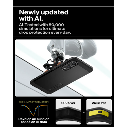 Spigen Case Samsung Galaxy S25 Edge - Tough Armor MagFit - Black