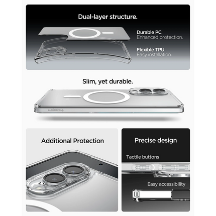 Spigen Case Samsung Galaxy S25 Edge - Ultra Hybrid MagFit - Transparent