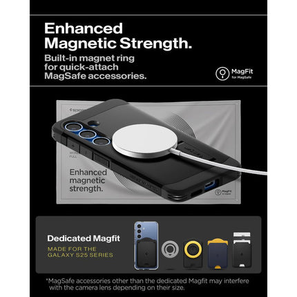 Spigen Case Samsung Galaxy S25 - Tough Armor MagFit - Black