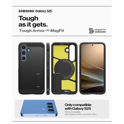Spigen Case Samsung Galaxy S25 - Tough Armor MagFit - Black