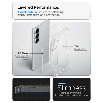 Spigen Case Samsung Galaxy S26 Plus - Ultra Hybrid - Clear