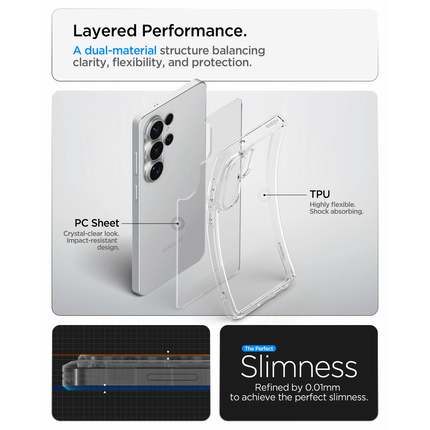 Spigen Case Samsung Galaxy S26 Ultra - Ultra Hybrid - Clear