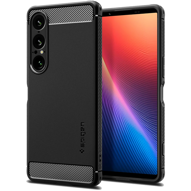 Spigen Case Sony Xperia 1 VII - Rugged Armor - Black