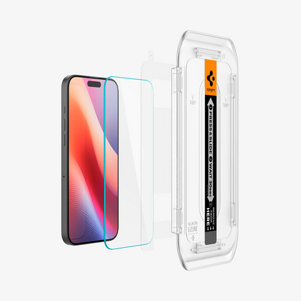 Spigen Screenprotector iPhone 17 Pro Max / 16 Pro Max - Tempered Glas with AlignMaster 2 Pack - Clear