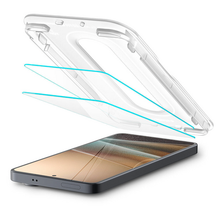 Spigen Screenprotector Samsung Galaxy S26 Plus - Tempered Glas with AlignMaster 2 Pack - Clear