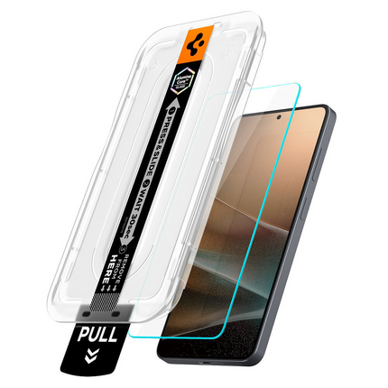 Spigen Screenprotector Samsung Galaxy S26 Plus - Tempered Glas with AlignMaster 2 Pack - Clear