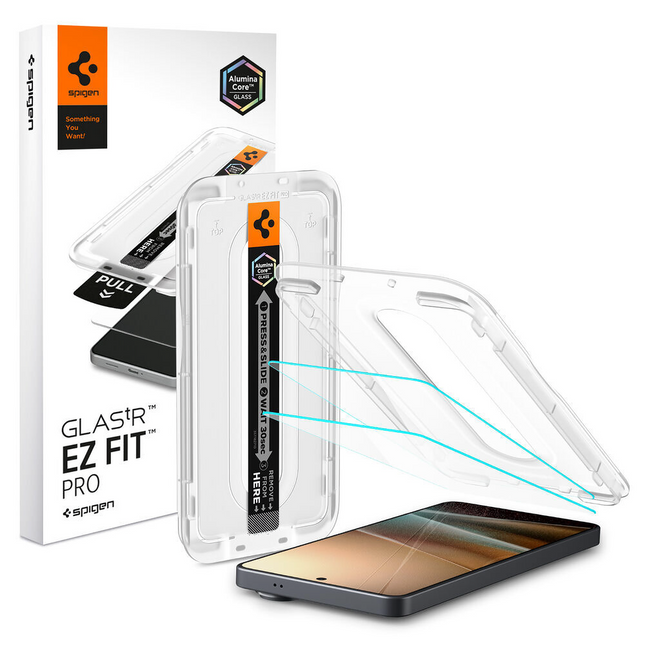 Spigen Screenprotector Samsung Galaxy S26 - Tempered Glas with AlignMaster 2 Pack - Clear