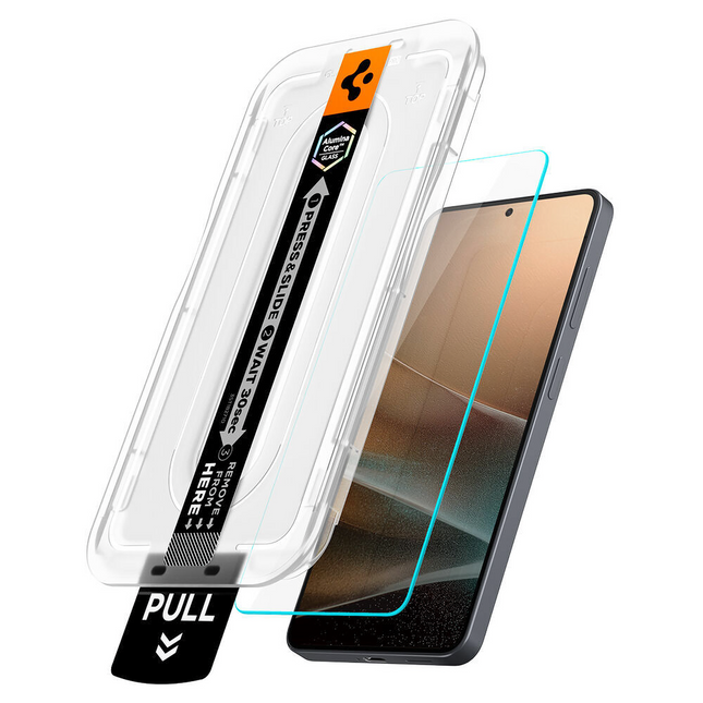 Spigen Screenprotector Samsung Galaxy S26 - Tempered Glas with AlignMaster 2 Pack - Clear
