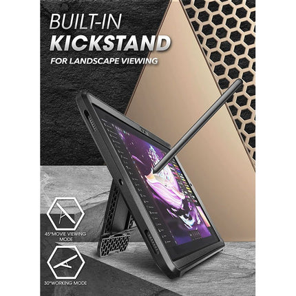 Supcase Hoes geschikt voor Samsung Galaxy Tab A9+ - Unicorn Beetle Pro - Black
