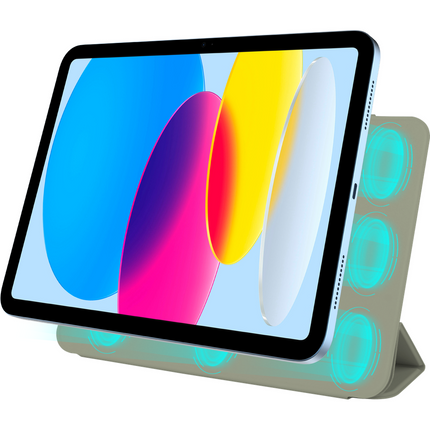 iPad 2025 (11th Gen) / iPad 2022 (10th Gen) - Magnetic Sleek TriFold Case - Sage Green