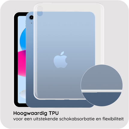 BULK | iPad 2025 (11th Gen) / iPad 2022 (10th Gen) - Soft TPU Case - Clear