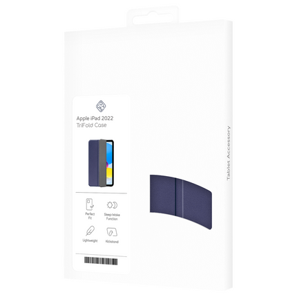 iPad 2025 (11th Gen) / iPad 2022 (10th Gen) - Smart Tri-Fold Case - Blue