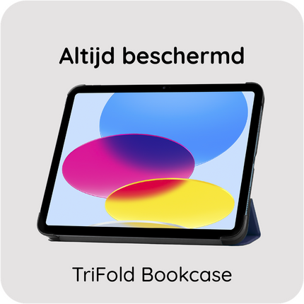 iPad 2025 (11th Gen) / iPad 2022 (10th Gen) - Smart Tri-Fold Case - Blue