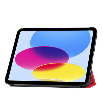 iPad 2025 (11th Gen) / iPad 2022 (10th Gen) - Smart Tri-Fold Case - Red