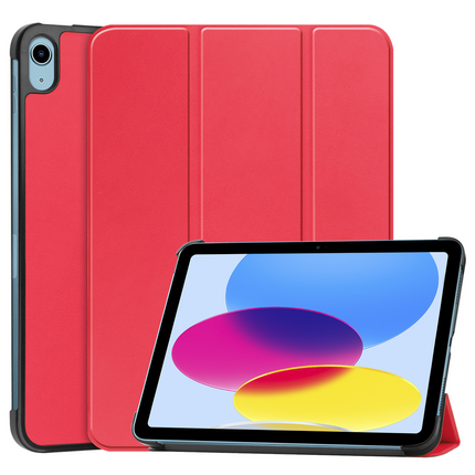iPad 2025 (11th Gen) / iPad 2022 (10th Gen) - Smart Tri-Fold Case - Red