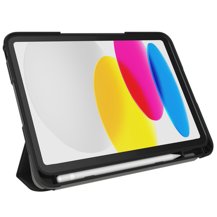 ArmorElite Case - iPad 2025 (11th Gen) / iPad 2022 (10th Gen) - Military Grade Trifold Cover - Black