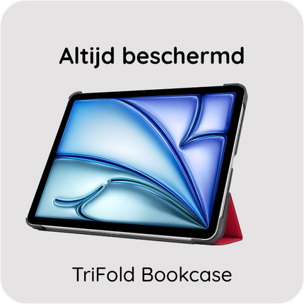 iPad Air 11 (M4 2026 / M3 2025 / M2 2024) - Smart Tri-Fold Case - Red