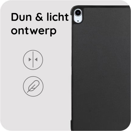 iPad Air 11 (M4 2026 / M3 2025 / M2 2024) - Smart Tri-Fold Case - Black