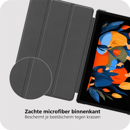Lenovo Idea Tab Plus - TriFold Smart Book Case - Black