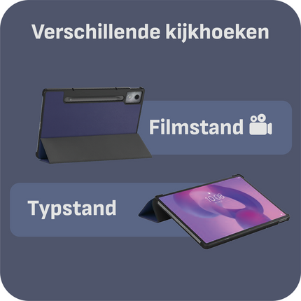 Lenovo Idea Tab Pro - TriFold Smart Book Case - Blue