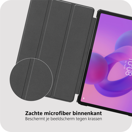 Lenovo Idea Tab - TriFold Smart Book Case - Black