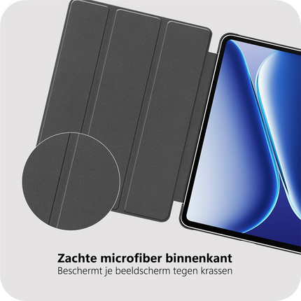 OnePlus Pad Go 2 - TriFold Smart Book Case - Black