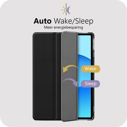 Oppo Pad SE - TriFold Smart Book Case - Black