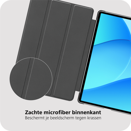 Oppo Pad SE - TriFold Smart Book Case - Black