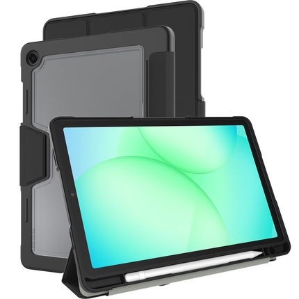 ArmorElite Case - Samsung Galaxy Tab A11 Plus / A9 Plus - Military Grade Trifold Cover - Black