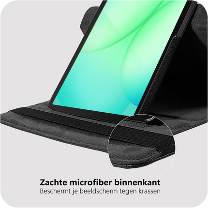 Samsung Galaxy Tab A11 Plus / A9 Plus - Rotating 360 Case - Black
