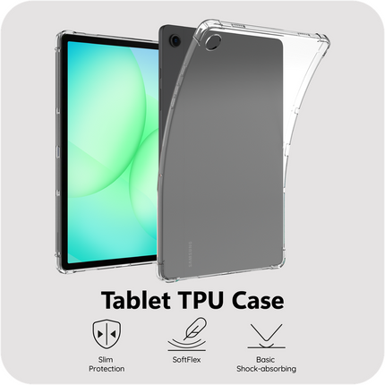 Samsung Galaxy Tab A11 Plus - Soft TPU Case - Clear