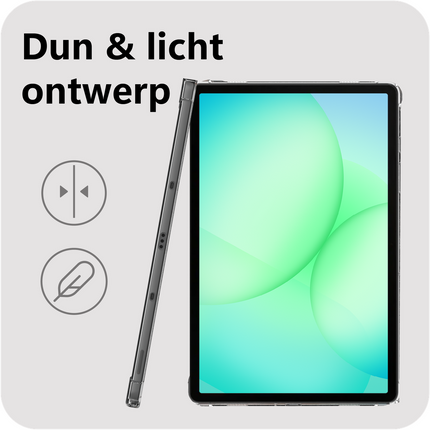 Samsung Galaxy Tab A11 Plus - Soft TPU Case - Clear