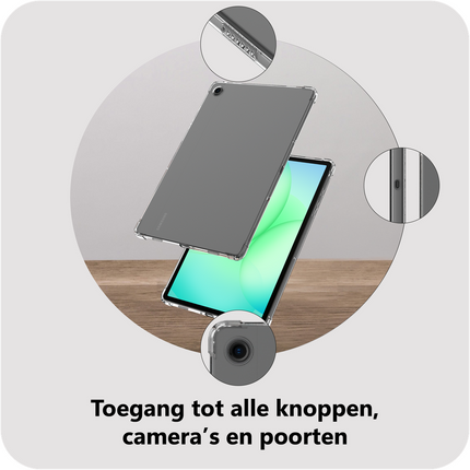 Samsung Galaxy Tab A11 Plus - Soft TPU Case - Clear