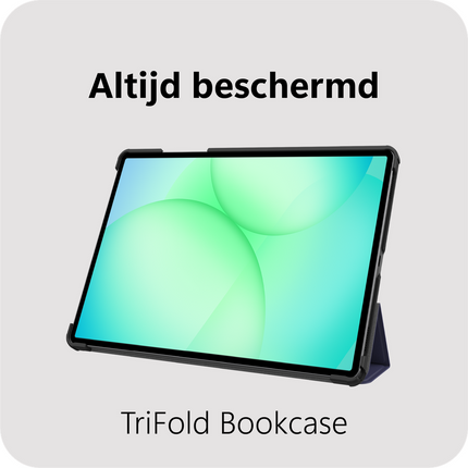Samsung Galaxy Tab A11 Plus / A9 Plus - TriFold Smart Book Case - Blue