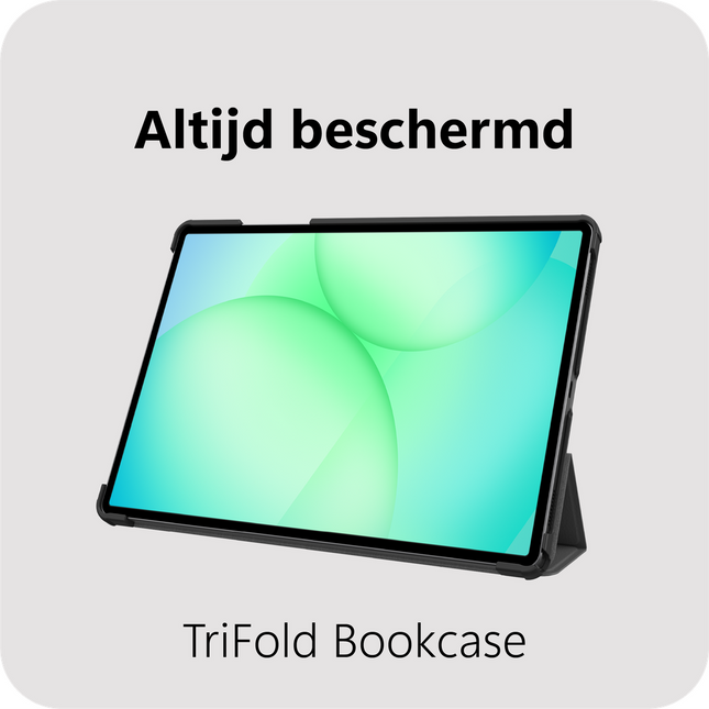 Samsung Galaxy Tab A11 Plus / A9 Plus - TriFold Smart Book Case - Grey