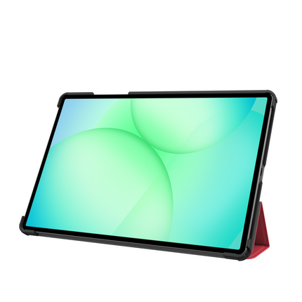 Samsung Galaxy Tab A11 Plus / A9 Plus - TriFold Smart Book Case - Red