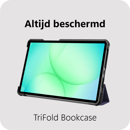 Samsung Galaxy Tab A11 - TriFold Smart Book Case - Blue