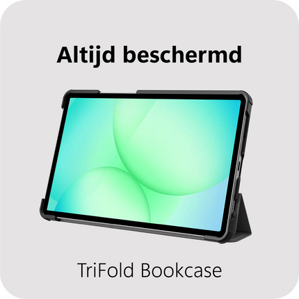 Samsung Galaxy Tab A11 - TriFold Smart Book Case - Grey