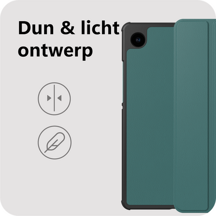 Samsung Galaxy Tab A11 - TriFold Smart Book Case - Green
