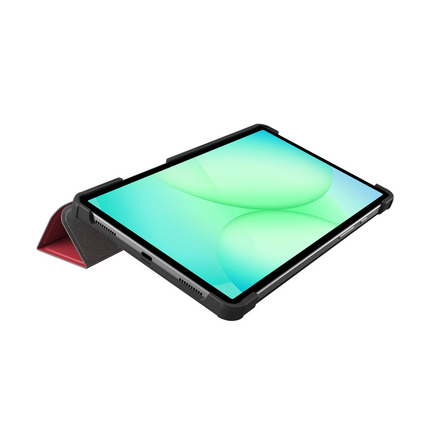 Samsung Galaxy Tab A11 - TriFold Smart Book Case - Red