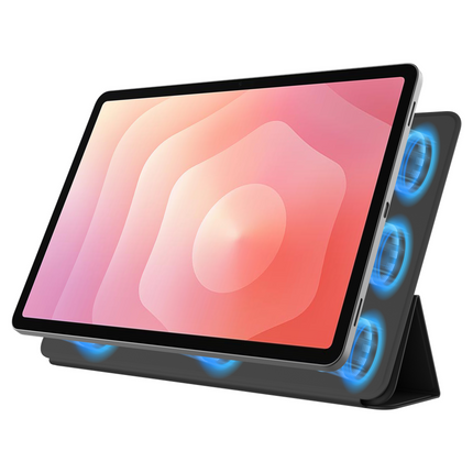 Samsung Galaxy Tab S11 - Magnetic Sleek TriFold Case - Black