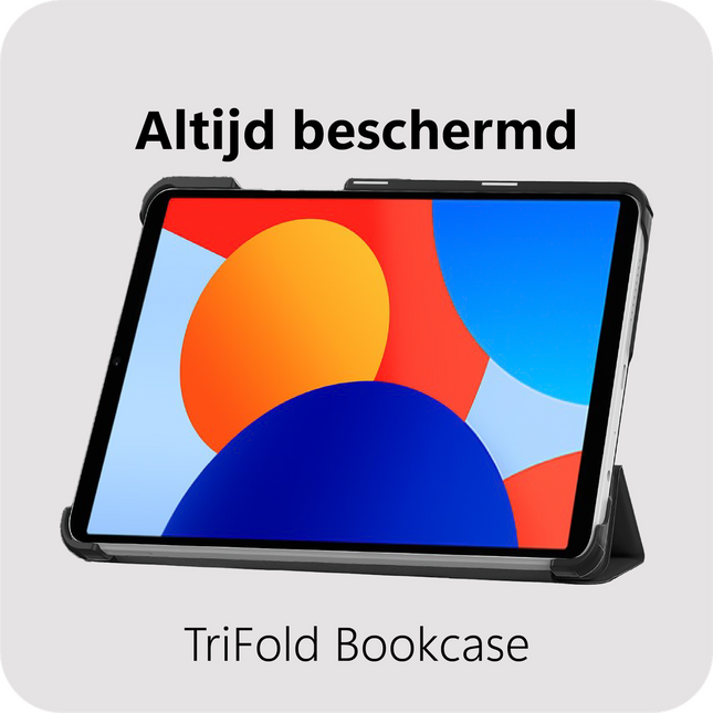 Xiaomi Redmi Pad SE 8.7 - TriFold Smart Book Case - Black