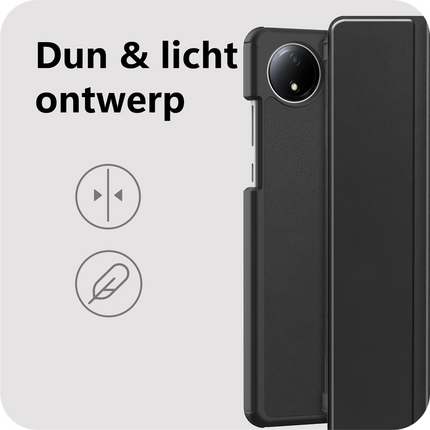 Xiaomi Redmi Pad SE 8.7 - TriFold Smart Book Case - Black
