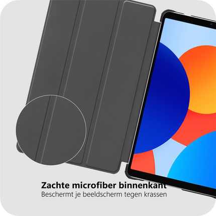 Xiaomi Redmi Pad SE 8.7 - TriFold Smart Book Case - Black