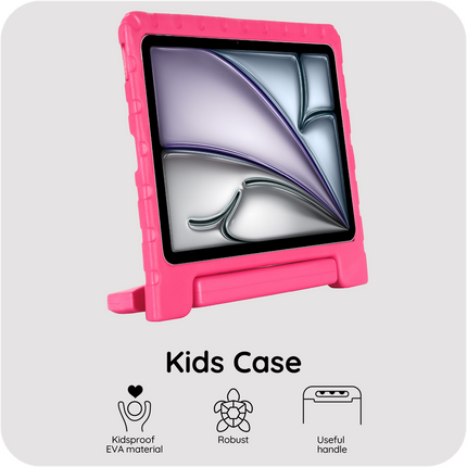 iPad Air 11 (M4 2026 / M3 2025 / M2 2024) - Kids Case Classic - Pink